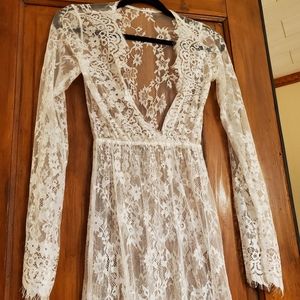 Lace cover up